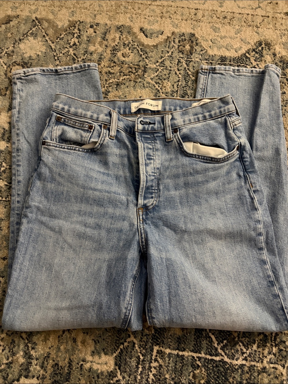Aritzia Denim Forum the arlo high rise straight size 30